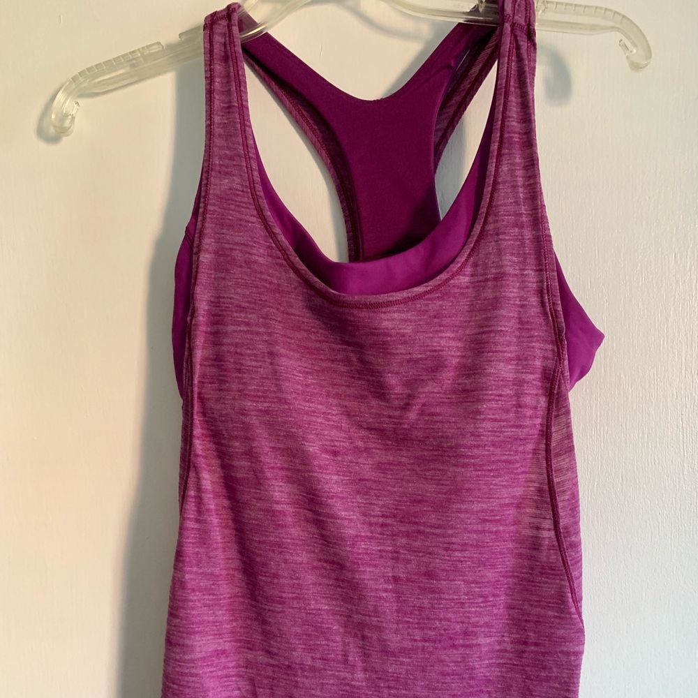 Lululemon On track tank with bra